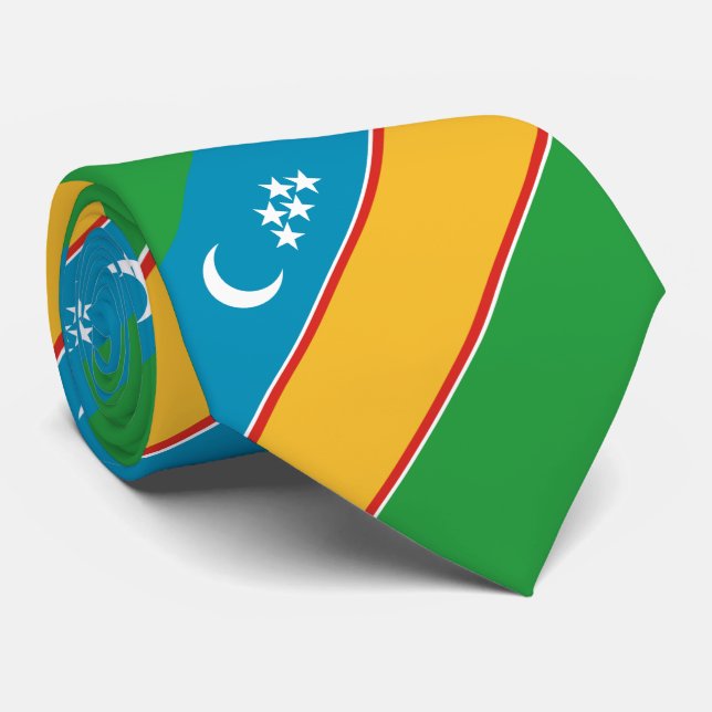 Gravata Karakalpakstan Flag (Rolled)