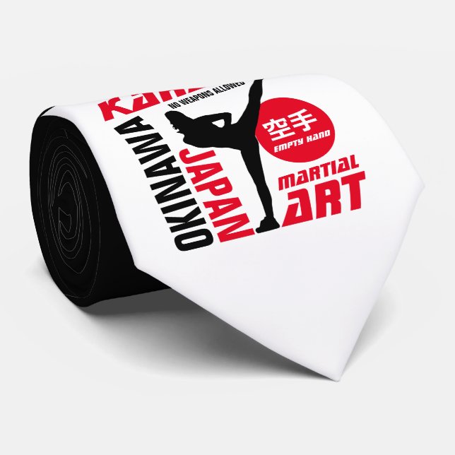 Gravata Karate Woman (Rolled)