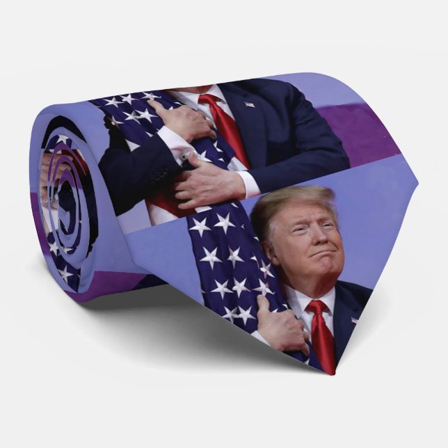 Gravata Keep America Excelente Trump 2020 (Rolled)