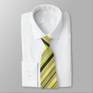 Gravata Khaki, Amarelo e Limão com dois lados, com distrib
