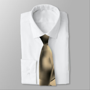 Gravata Khaki curvo ou formas beges, com tons de chuva