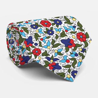 Gravata Khalil Hebron Cerâmica Falastini Henna Impressão