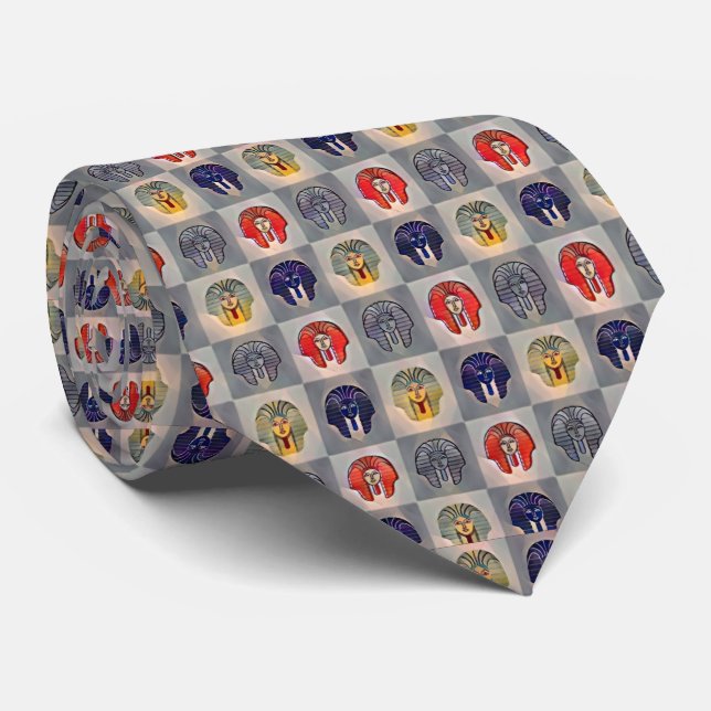 Gravata King Tut Neck Tie (Rolled)