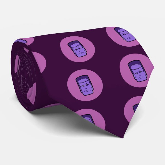 Gravata Kitschy Frankenstein (Rolled)