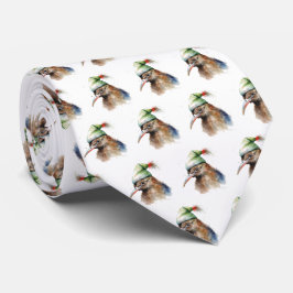 Gravata Kiwi de Natal Aconchegante