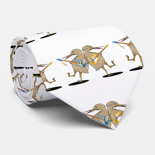 Gravata Kiwis Guitar Batalha (Rolled)