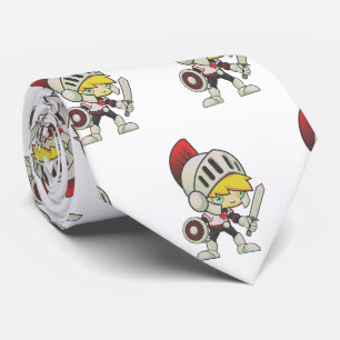 Gravata Knights Team Mascot Futebol Necktie