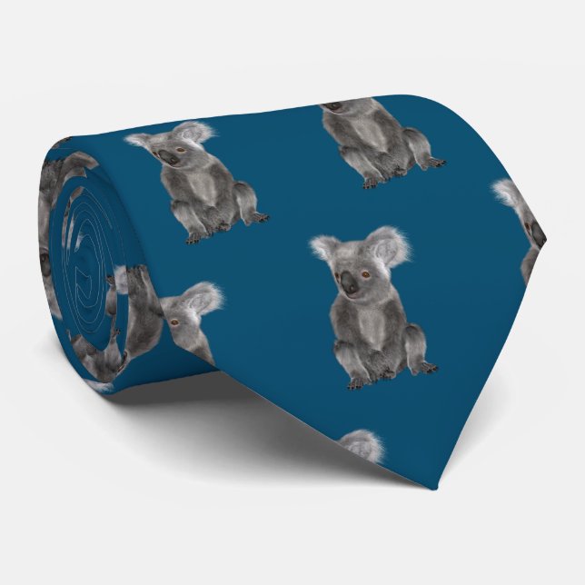Gravata Koala Bear Neck Tie (Rolled)