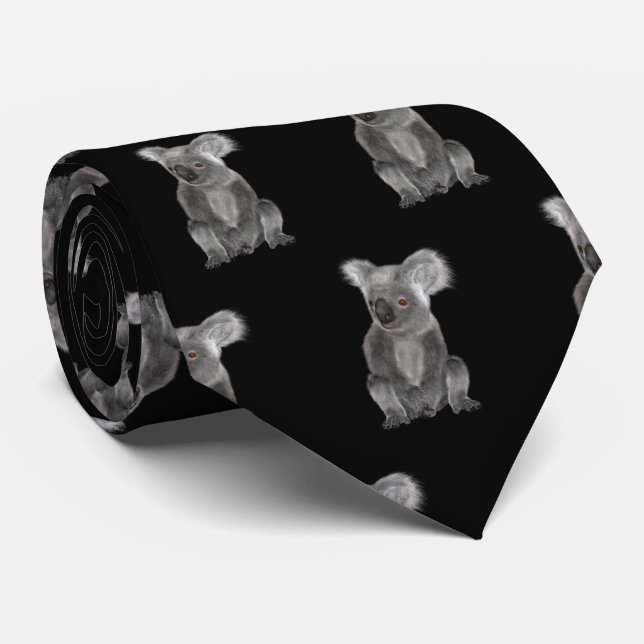 Gravata Koala Bear Neck Tie (Rolled)
