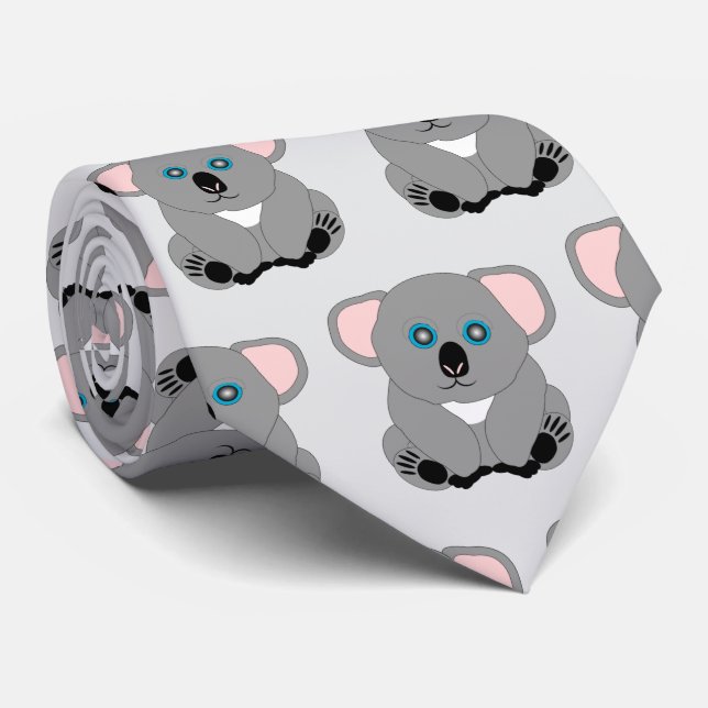 Gravata Koala Design (Rolled)