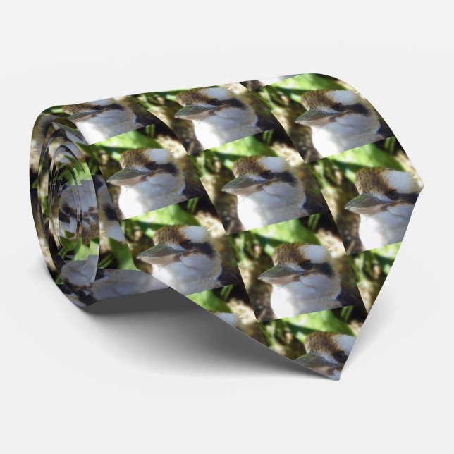 Gravata Kookaburra Capers, Neck Tie (Rolled)