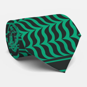 Gravata kufia palestina preta e verde