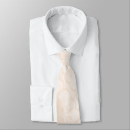 Gravata Lace Branco do Pastel Crema Real Moderno