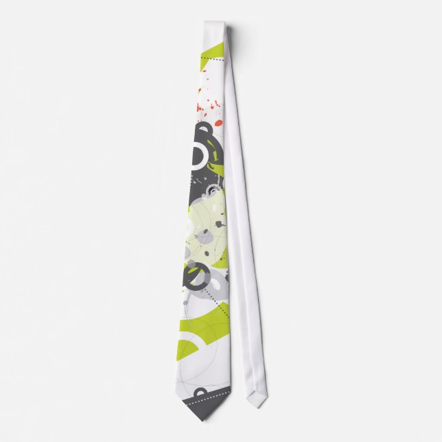 Gravata Laço abstrato moderno retro do aparelho (Frente)