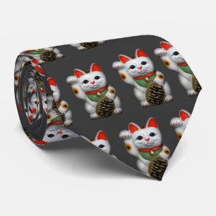 Gravata Laço afortunado dos gatos