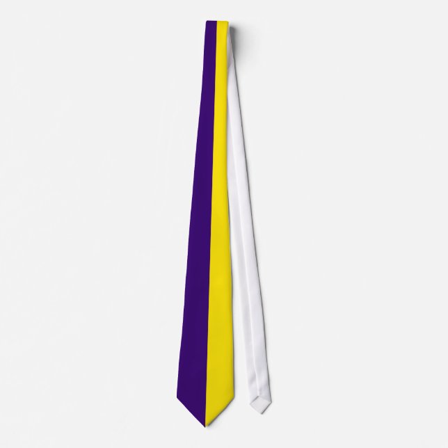 Gravata Laço Amethyst e Dourado do mar (Frente)
