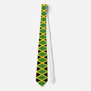 Gravata Laço com a bandeira de Jamaica