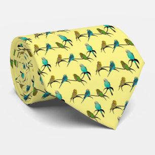 Gravata Laço da agitação de Budgie (amarelo)