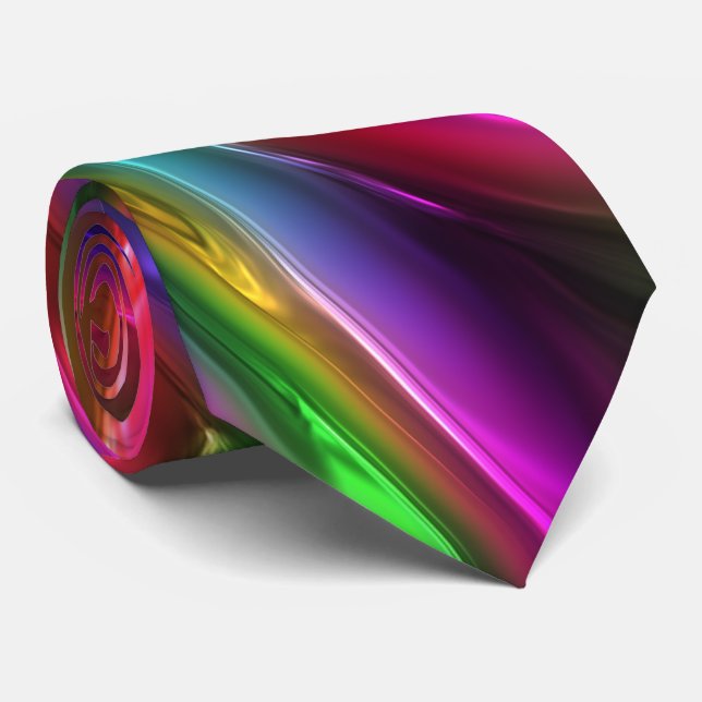 Gravata Laço da arte abstracta 14 (Rolled)