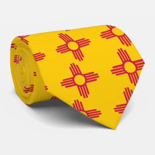Gravata Laço da bandeira do estado de New mexico