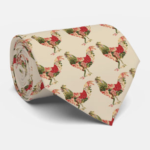 Gravata Laço da galinha de chintz