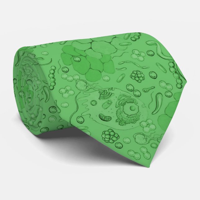Gravata Laço da microbiologia no verde (Rolled)