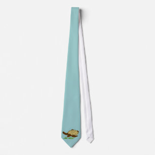 Gravata Laço da tartaruga de mar do honu da mostarda