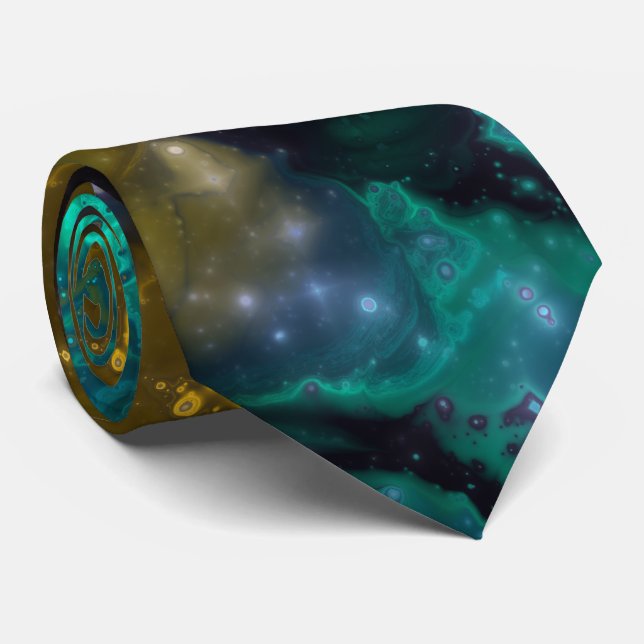 Gravata Laço das nebulosa 4 do Fractal (Rolled)