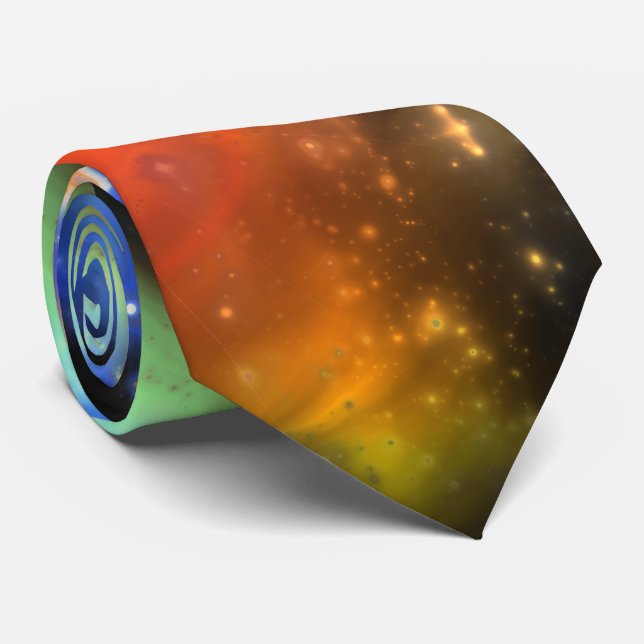 Gravata Laço das nebulosa 6 do Fractal (Rolled)