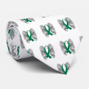 Gravata Laço de Conscientização Alado (Verde)
