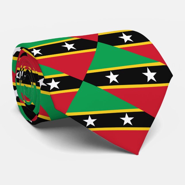 Gravata Laço de Paul McGehee "St. Kitts e Nevis" (Rolled)