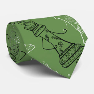 Gravata Laço do amor da xadrez