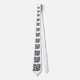 Gravata Laço do código de QR