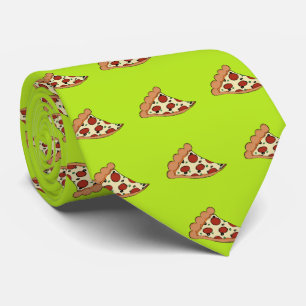Gravata Laço do design da fatia da pizza
