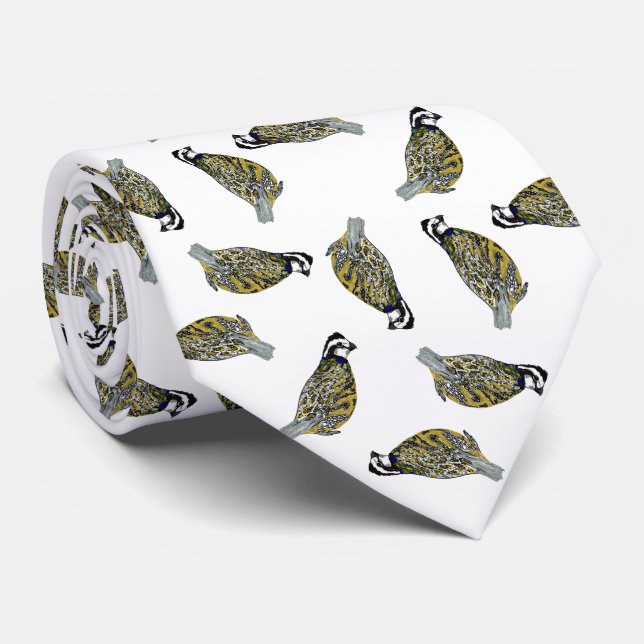 Gravata Laço do lance da codorniz (Rolled)