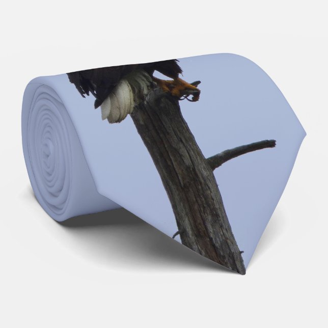 Gravata Laço do pescoço com águia (Rolled)