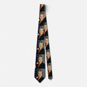Gravata laço do pescoço dos homens de hillary clinton