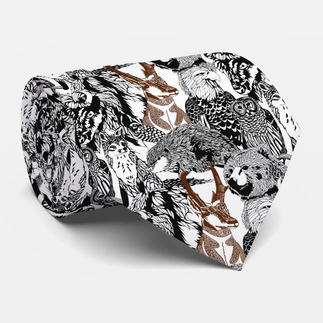 Gravata Laço do Suporte-para fora do antílope (Rolled)