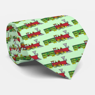 Gravata Laço do trem do Natal