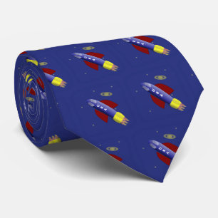 Gravata Laço futuro do astronauta