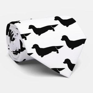 Gravata Laço longo do Dachshund do cabelo