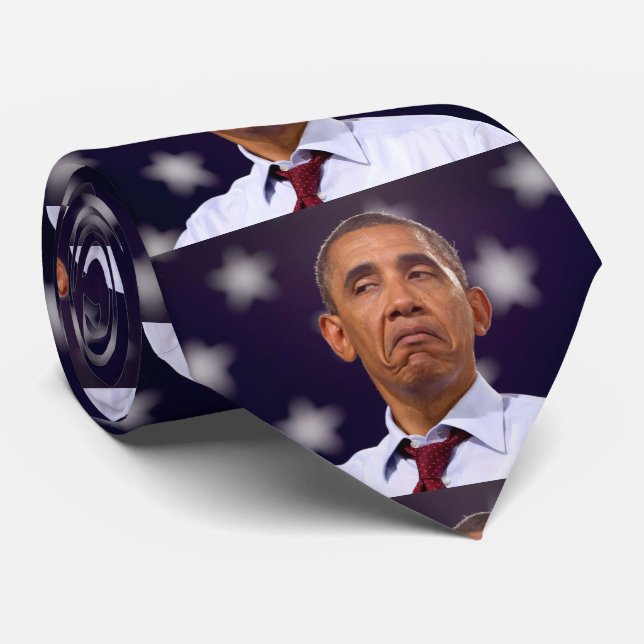 Gravata Laço mal-humorado de Barack Obama (Rolled)