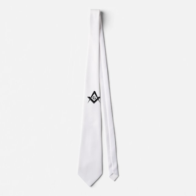 Gravata Laço moderno do quadrado e do compasso (Frente)