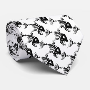 Gravata Laço/peixes de esqueleto