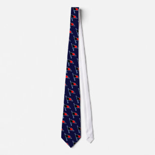 Gravata Laço telhado azul de Genebra Burgee