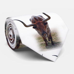 Gravata Laço Texas Longhorn do pescoço