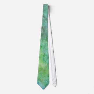 Gravata Laço verde & azul pintado