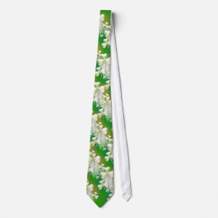 Gravata Laço verde elegante dos trevos