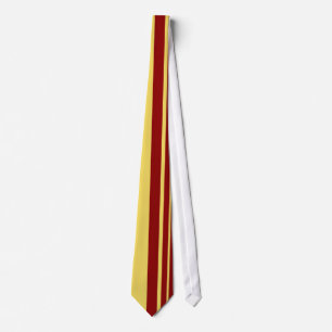 Gravata Laço vermelho amarelo retro do teste padrão das