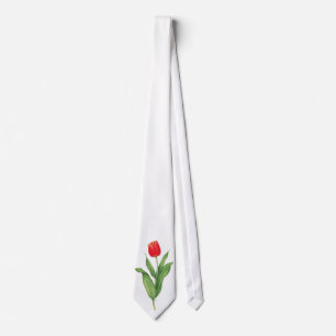 Gravata Laço vermelho da tulipa